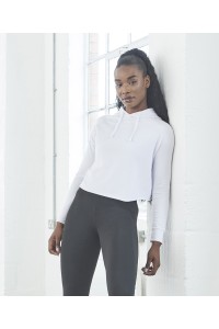 Sweat-shirt girlie à dos croisé