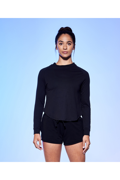 T-shirt à dos croisé pour femme