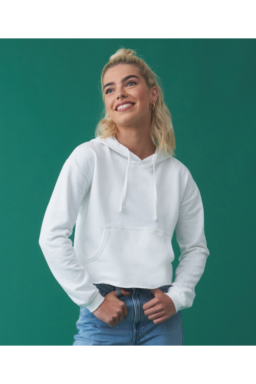Sweat-shirt à capuche court Girlie