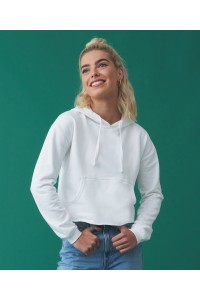 Sweat-shirt à capuche court Girlie