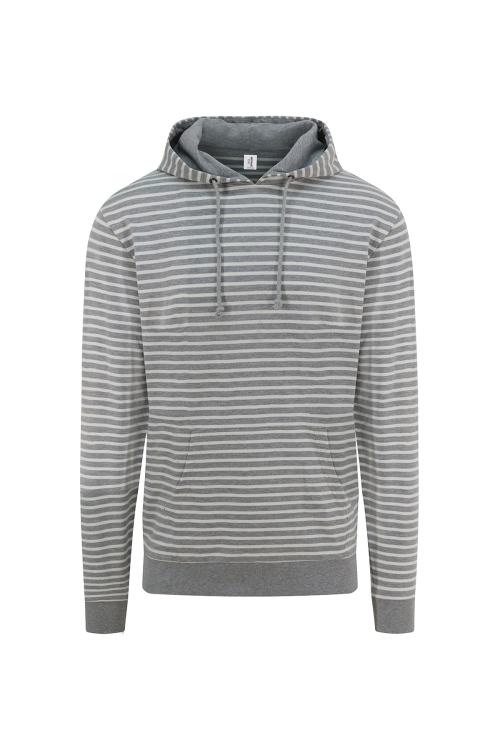 Sweat- à capuche avec rayures marinières