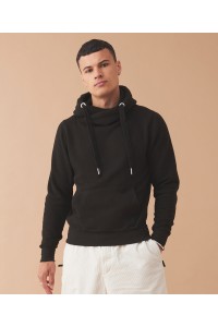 Sweat à capuche à col croisé