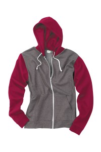 Sweat-shirt à capuche zippé Retro