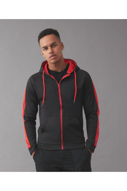 Sweat à capuche zippé Sports Polyester
