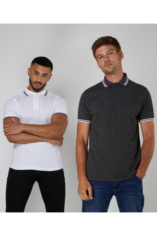 Polo Contrasté Stretch