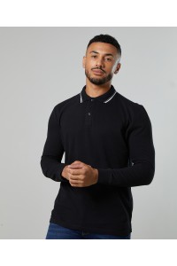 Polo à manches longues avec rappel 100