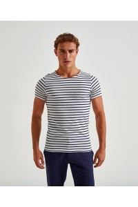 T-shirt marinière « coastal » homme à manches courtes