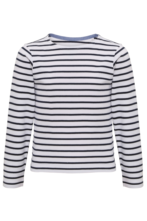 T-shirt marinière « coastal » enfant à manches longues