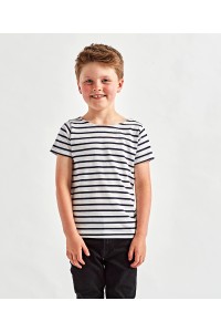 T-shirt marinière « coastal » enfant à manches courtes