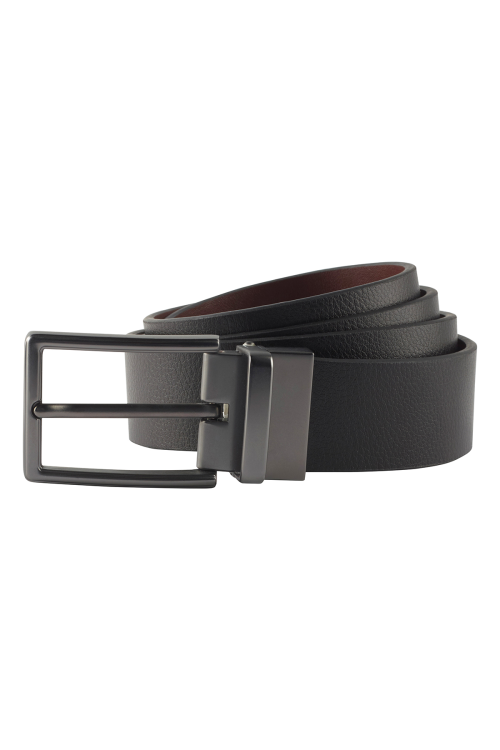 Ceinture homme double sens en cuir