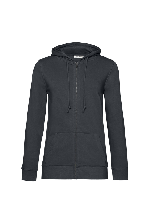 B&C Organic Zipped Hood /women