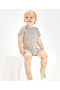 Combishort bébé à rayures