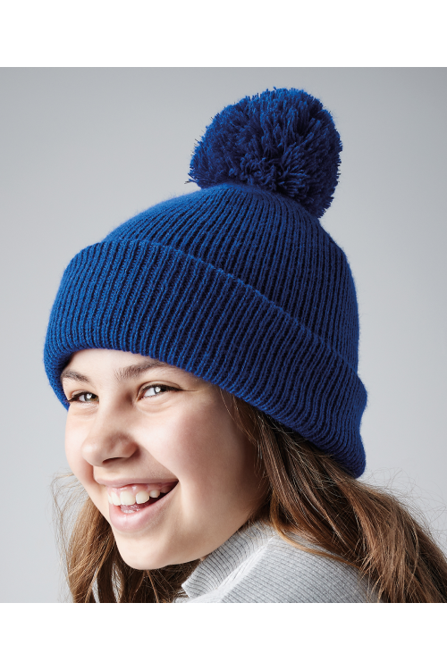 Bonnet à pompon réfléchissant Junior