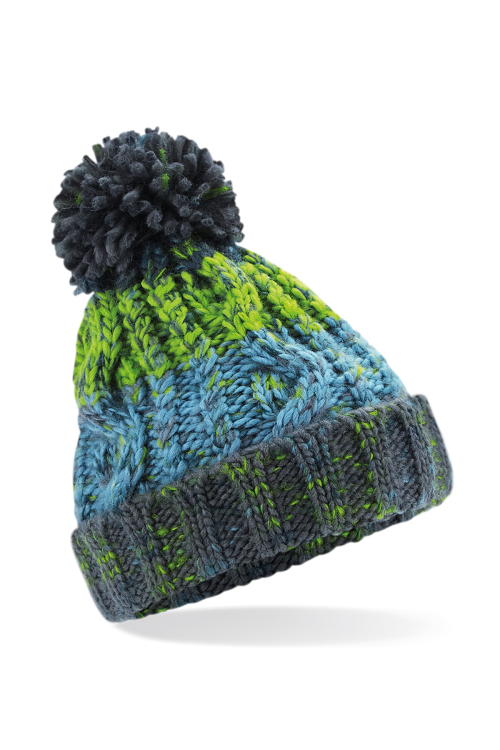 Bonnet enfant à pompon tire-bouchon