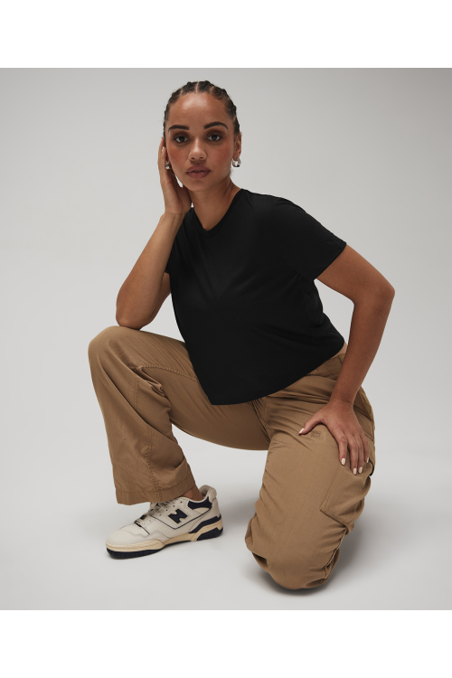 T-shirt fluide court