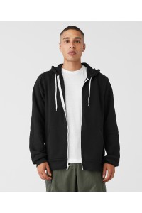 Sweat-shirt à capuche zippé unisexe