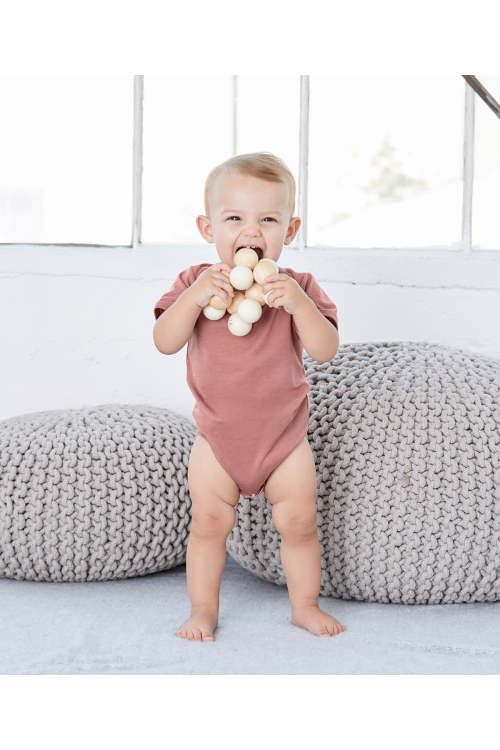 Body bébé en triblend à manches courtes