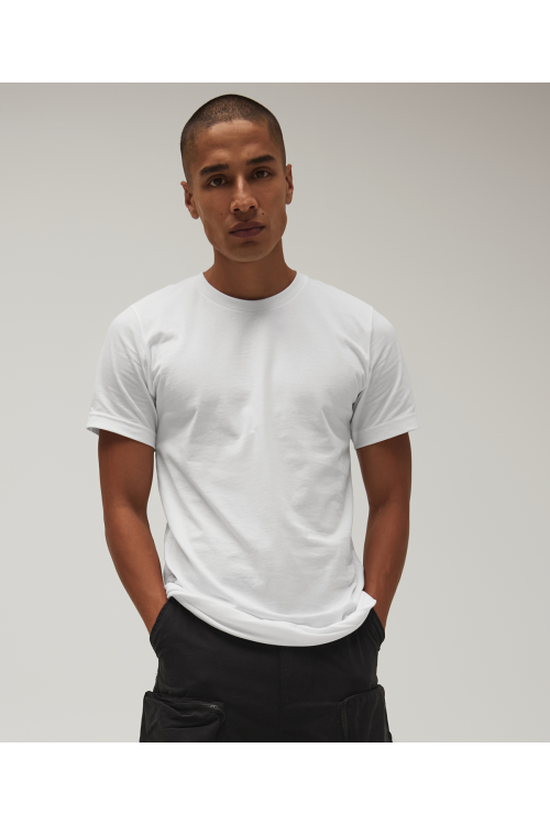 T-shirt col rond unisexe en jersey