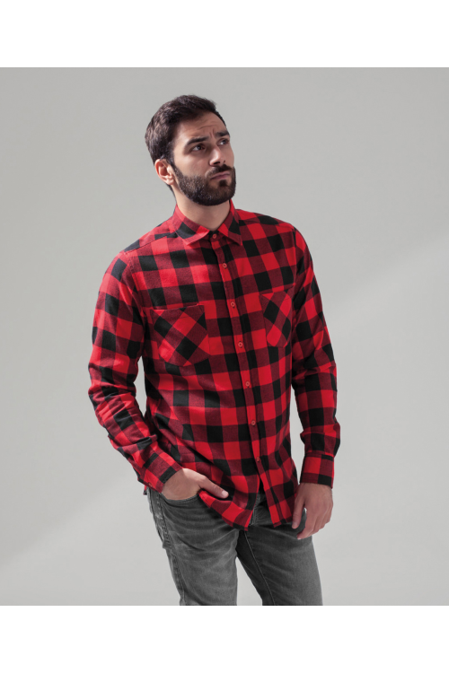 Chemise en flanelle à carreaux