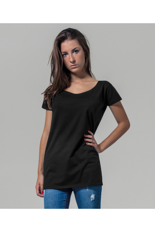 T-shirt Femme col large