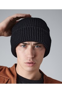 Bonnet classique à tricot gaufré