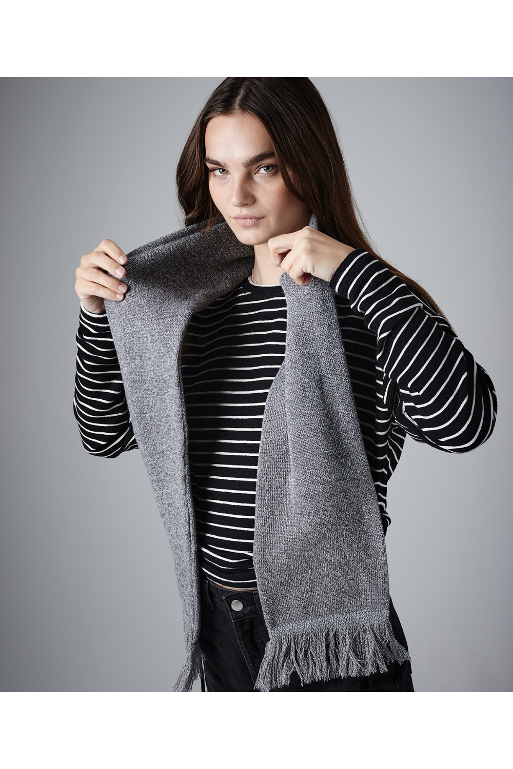 Écharpe en maille classique