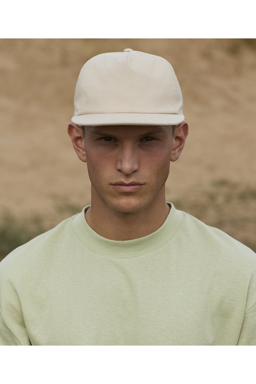 Casquette 5 Pans Style Déstructuré en Coton Biologique