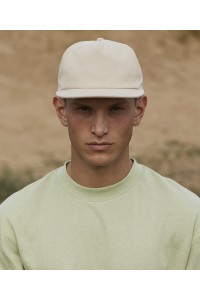 Casquette 5 Pans Style Déstructuré en Coton Biologique