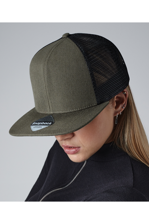 Casquette Filet Originale à 6 Panneaux et Visière Plate