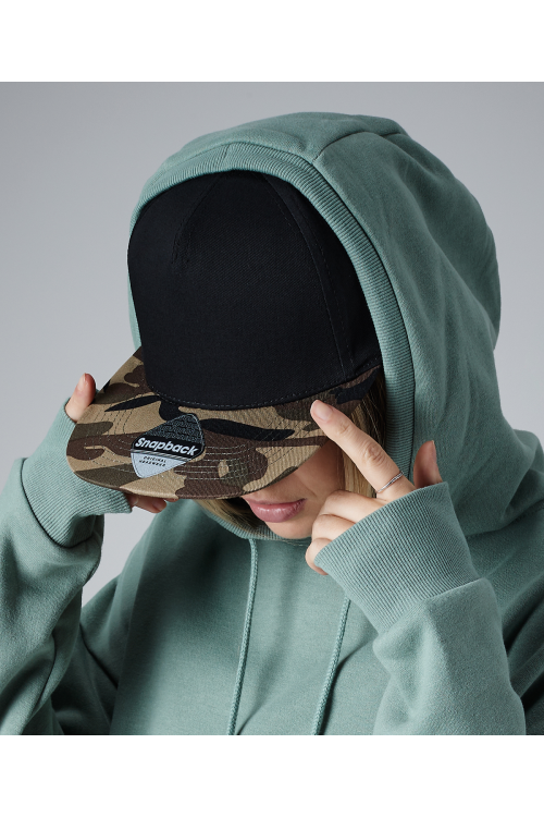 Casquette snapback camouflage