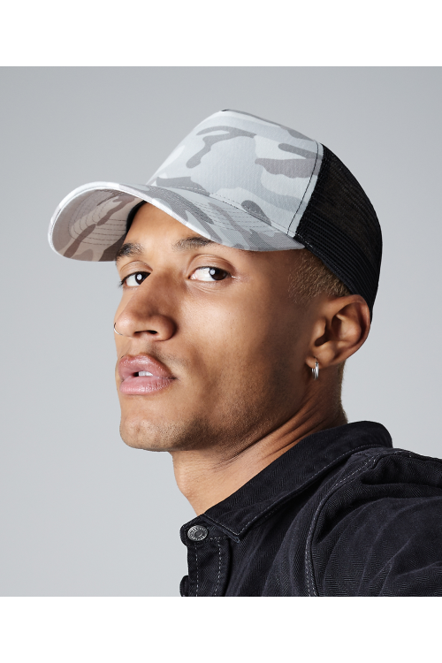 Casquette snapback trucker de camouflage