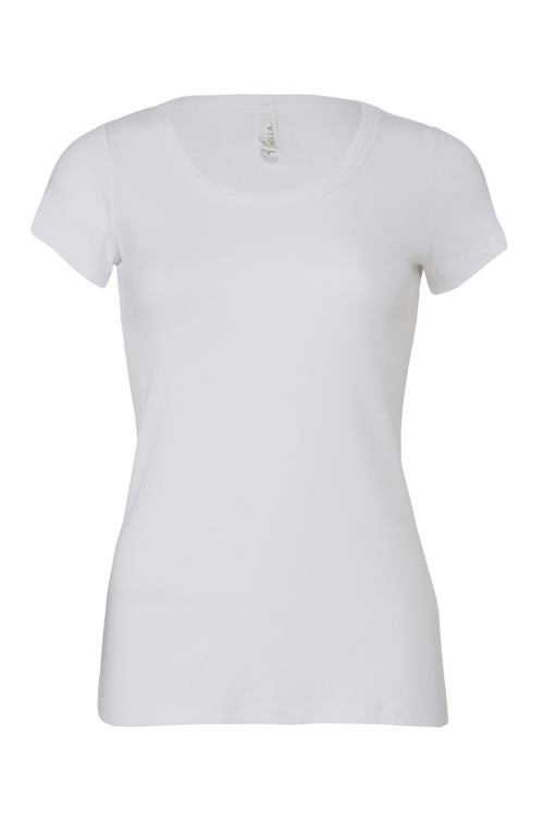 T-shirt col bateau manches courtes