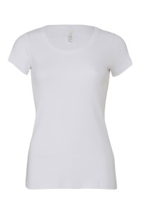 T-shirt col bateau manches courtes