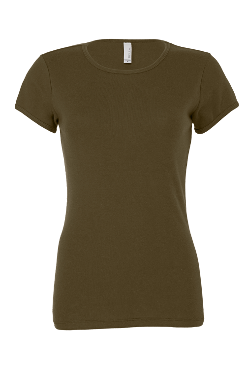 T-shirt col rond manches courtes