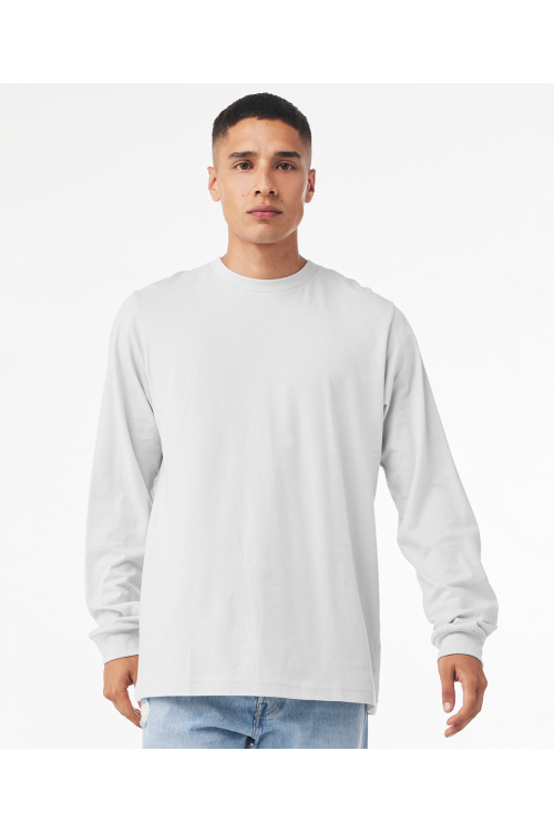 T-shirt unisexe en jersey col rond manches longues