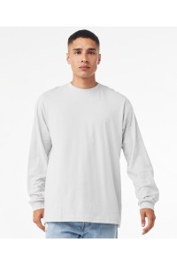 T-shirt unisexe en jersey col rond manches longues