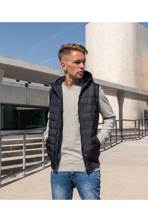 Doudoune sans manches matelassée