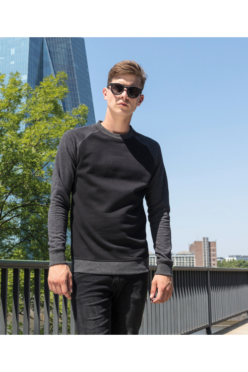 Sweatshirt col rond raglan