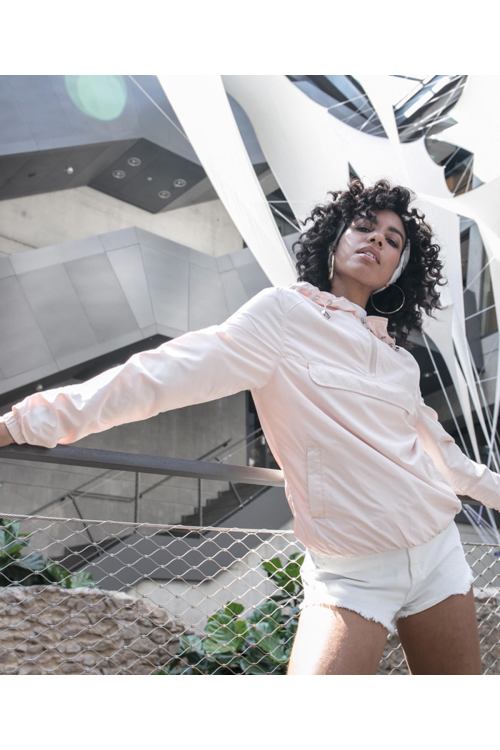 Veste à revers basique pour femme