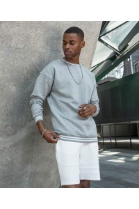 Sweat à col rond style universitaire