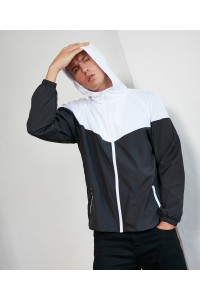 Veste coupe-vent technique bicolore