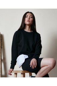 Crop top molletonné pour femme