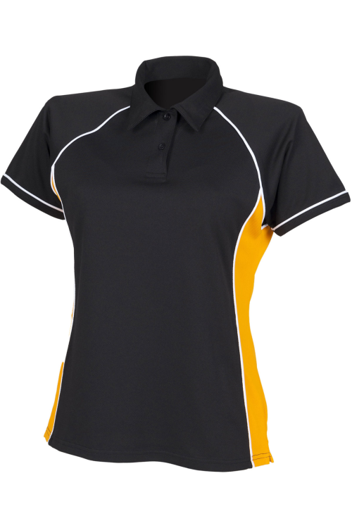 Polo Piped performance Femme