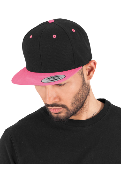 Casquette snapback classique bicolore (6089MT)