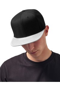Visière snapback métallique