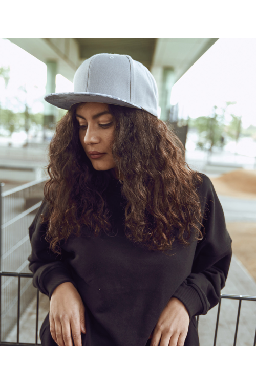 Visière snapback camouflage