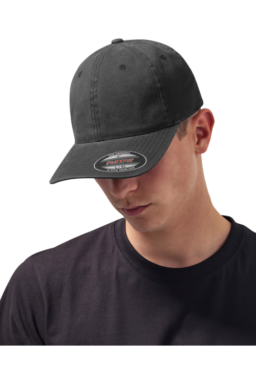 Casquette Flexfit en coton délavé