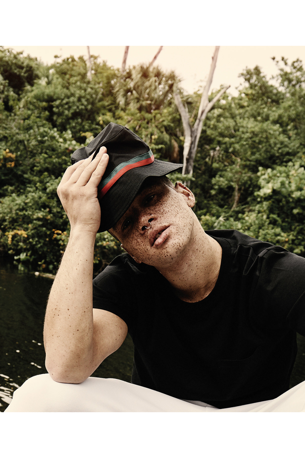 Bob à rayures (5003S)