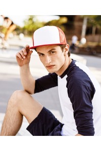 Casquette foam trucker, devant blanc (6005FW)