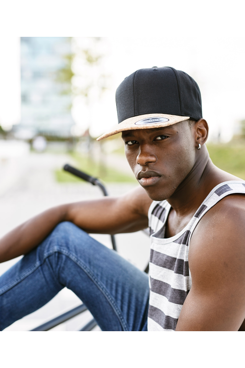 Casquette à bouton-pression en liège (6089CO)